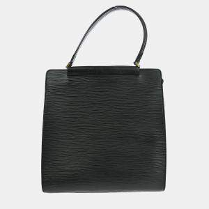 مملوكة مسبقًا Louis Vuitton Black Epi Figari Mm Handbag