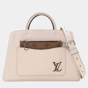 Pre Owned Louis Vuitton White Epi Marelle BB