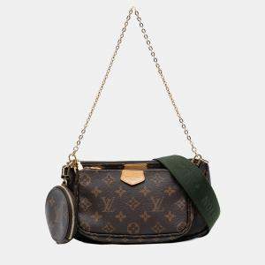 Pre Owned Louis Vuitton Brown Monogram Multi Pochette Accessoires