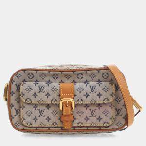 Pre Owned Louis Vuitton Vintage Beige/Brown Monogram Mini Lin Mini Juliet MM