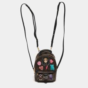 Pre Owned Louis Vuitton Palm Springs Sticker Monogram Canvas Mini Backpack