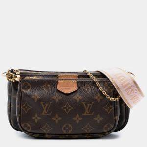 Pre Owned Louis Vuitton Brown Monogram Multi Pochette Accessoires