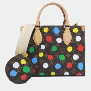 Pre Owned Louis Vuitton Monogram Lv X Yk On The Go Pm Handbag