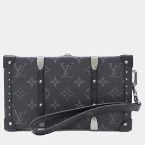 Pre Owned Louis Vuitton Monogram Eclipse Wallet Trunk Handbag