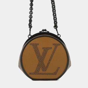 Pre Owned Louis Vuitton Shoulder Bag Monogram Reverse Giant