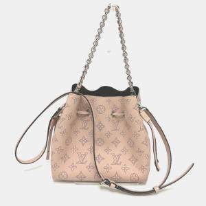 مملوكة مسبقًا Louis Vuitton Monogram Mahina Bella 2-Way Bag Drawstring Chain Shoulder Leather Magnolia Pink