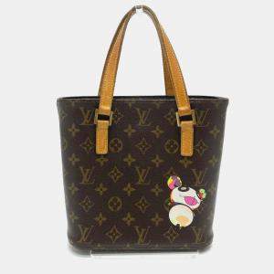 Pre Owned Louis Vuitton Monogram Panda Vavin Pm Handbag Canvas Brown
