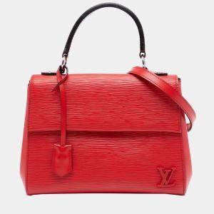 Pre Owned Louis Vuitton Red Epi Cluny BB