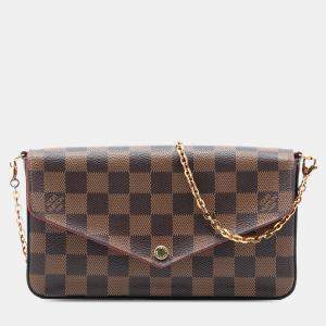 Pre Owned حقيبة لويس فيتون بوكت فليس دايير ابين بني