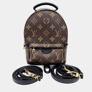 Pre Owned حقيبة ظهر لويس فيتون باللم سبرينغز قماش بني صغيرة