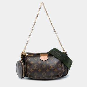 مملوكة مسبقًا Louis Vuitton Brown Monogram Multi Pochette Accessoires