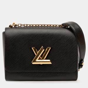Pre Owned Louis Vuitton Black Epi Twist MM
