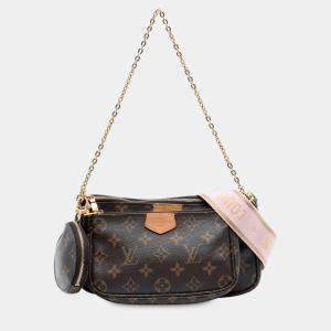 مملوكة مسبقًا Louis Vuitton Brown Monogram Multi Pochette Accessoires