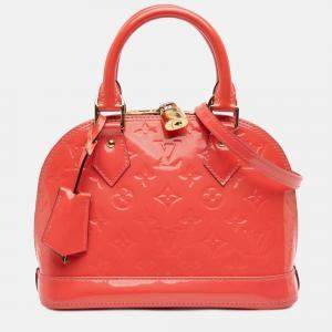 مملوكة مسبقًا Louis Vuitton Pink Monogram Vernis Alma BB