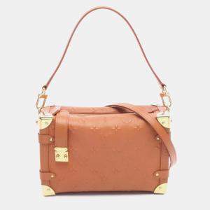 مملوكة مسبقًا Louis Vuitton Side Trunk Pm Handbag  Leather Monogram  Brown