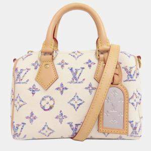 مملوكة مسبقًا Louis Vuitton Speedy Bandouliere 20 Handbag Monogram Jacquard