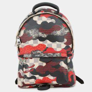 مملوكة مسبقًا حقيبة ظهر لوي فيتون بالم سبرينغز نوار/متعدد الألوان داميي أزور كانساي ياماموتو مقاس صغير