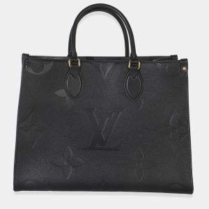 Pre Owned حقيبة لوي فيتون أون ذا غو انبرنت مونوغرام سوداء MM