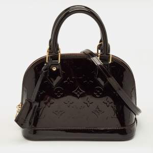 مملوكة مسبقًا Louis Vuitton Alma BB Amarante Monogram Vernis Bag