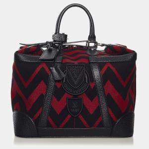 مملوكة مسبقًا Louis Vuitton Black Red Grimaud Vail Blanket