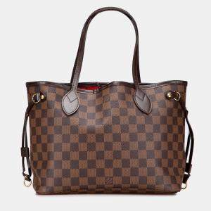 مملوكة مسبقًا حقيبة لويس فيتون نيفرفول دامير إيبين بنية PM