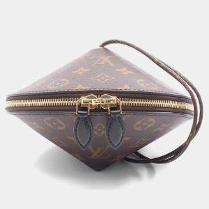 Pre Owned Louis Vuitton Toupie Brown Monogram Canvas and Leather Shoulder Bag