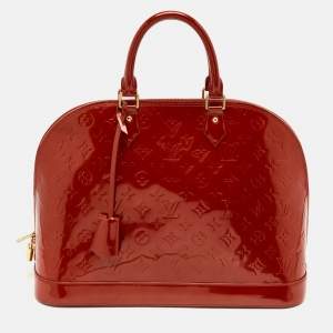 مملوكة مسبقًا Louis Vuitton Alma GM Rpuge Grenadin Monogram Vernis Bag