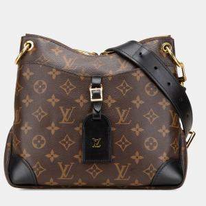 Pre Owned Louis Vuitton Brown Monogram Odeon PM