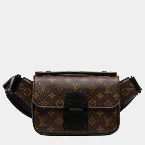 مملوكة مسبقًا Louis Vuitton Brown Monogram S Lock Sling