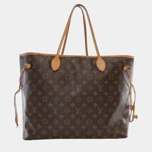 مملوكة مسبقًا Louis Vuitton Brown Monogram Neverfull GM