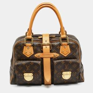 Pre Owned Louis Vuitton Manhattan GM Monogram Canvas Bag
