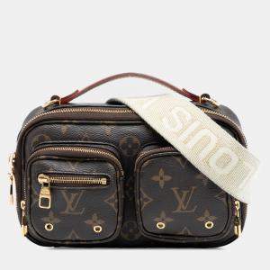 مملوكة مسبقًا Louis Vuitton Brown Monogram Utility Satchel