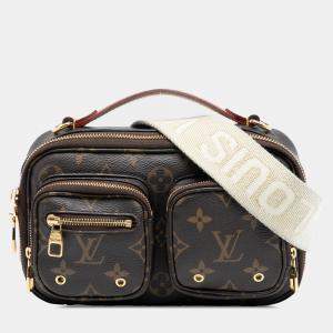 مملوكة مسبقًا Louis Vuitton Brown Monogram Utility Satchel