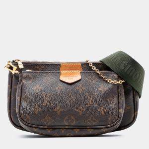 مملوكة مسبقًا Louis Vuitton Brown Monogram Multi Pochette Accessoires