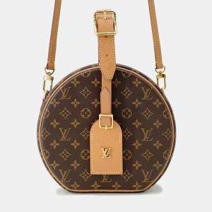 Pre Owned علبة قبعة لويس فيتون بيتيه مونوغرام بيج