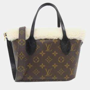 Pre Owned حقيبة يد لوي فيتون مونوغرام LV سكي نيفرفول من الداخل إلى الخارج ص غيرة