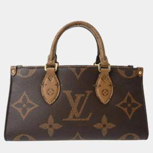 مملوكة مسبقًا Louis Vuitton Monogram Reverse On The Go New 2-Way Brown Canvas Handbag