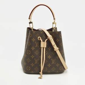 Pre Owned Louis Vuitton NeoNoe BB Monogram Canvas Bucket Bag