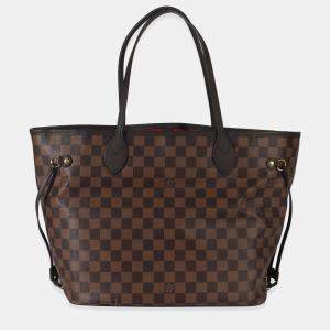 Pre Owned Louis Vuitton Cherry Damier Ebene Canvas Neverfull MM