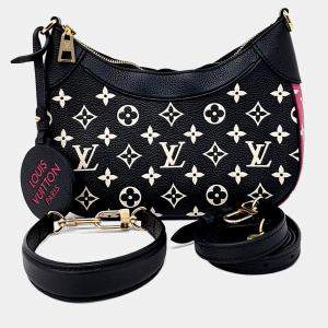 مملوكة مسبقًا Louis Vuitton Black Leather Empreinte Bagatelle