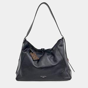 مملوكة مسبقًا Louis Vuitton Black Leather Carryall Vibe MM