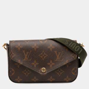 مملوكة مسبقًا Louis Vuitton Brown Monogram Felicie Strap And Go
