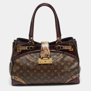 مملوكة مسبقًا حقيبة تسوق لوي فيتون مونوجراميسيم GM قماش مونوجرام ثلاثي الألوان وغريب