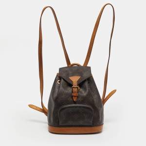 Pre Owned حقيبة ظهر لويس فويتون مونسوريس ميني مونوغرام كانفاس