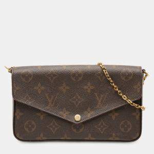 مملوكة مسبقًا Louis Vuitton Brown Monogram Pochette Felicie