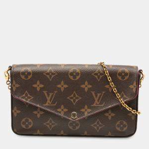 مملوكة مسبقًا Louis Vuitton Brown Monogram Pochette Felicie