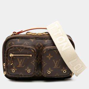 مملوكة مسبقًا Louis Vuitton Brown Monogram Utility Satchel