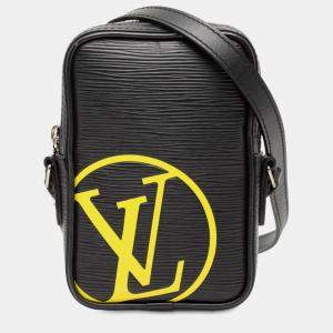 Pre Owned حقيبة لوي فيتون دانوب إبي سوداء بأحرف أولى بي بي إم