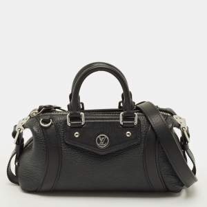 مملوكة مسبقًا Louis Vuitton LV Biker Nano Black Leather Satchel