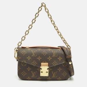 مملوكة مسبقًا Louis Vuitton Pochette Métis East West Monogram Canvas Bag